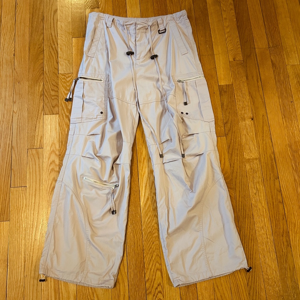 Blush Pink Cargo Pants